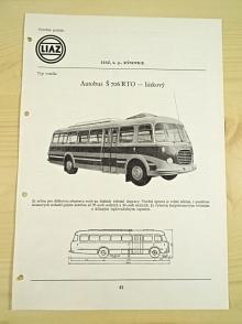 Škoda 706 RTO - linkový autobus - Liaz - katalogový list - 1960