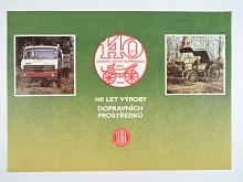 Tatra 815 - 140 let výroby dopravních prostředků - prospekt