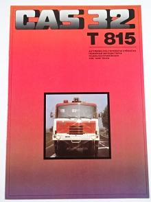 Tatra 815 - CAS 32 - automobilová cisternová stříkačka - prospekt - Karosa