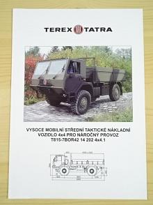 Tatra T815-7BOR42 14 202 4x4.1 - vysoce mobilní střední taktické nákladní vozidlo 4x4 pro náročný provoz - prospekt - TEREX TATRA