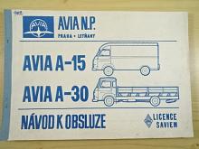 Avia A-15 - Avia A-30 - návod k obsluze - 1969 - licence Saviem - Renault