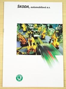 Škoda, automobilová a. s. - 1993 - prospekt - Favorit, Forman, Pick-up