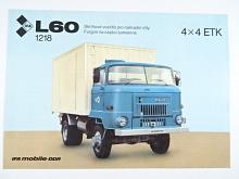 IFA - L 60 1218 4 x 4 ETK - skříňové vozidlo pro náhradní díly- 1988 - prospekt