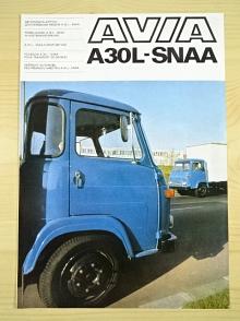 Avia A 30 L-SNAA - skříňový automobil pro přepravu nábytku - Motokov - prospekt