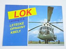 LOK - Letecké opravny Kbely - prospekt - CS-92 (Me 262), MIG-21 MF, PZL Mi-2, CS-11 (Jak-11)