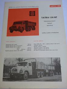 Tatra 138 NT třínápravový tahač návěsů - 1961 - prospekt