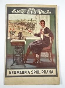 Neumann a spol., Praha - šicí stroje - Singer B, Stella 705, Central - Bobbin, Veritas - prospekt
