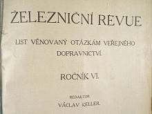 Železniční revue - list věnovaný otázkám veřejného dopravnictví - 1924 - 1925