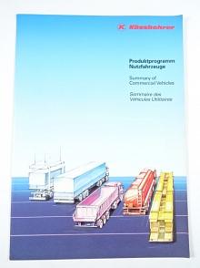 Kässbohrer - Produktprogramm Nutzfahrzeuge - prospekt - 1990