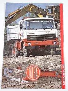 Tatra 815-2 S3 28 210 6x6.2 - sklápěčkový třínápravový automobil - prospekt