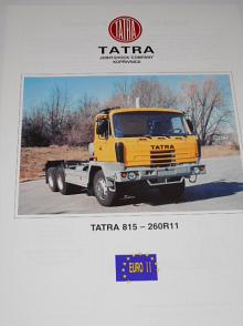 Tatra 815 - 260R11 28 255 6x6.1 - three-axle chassis - prospekt