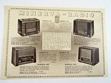 Minerva - Radio - prospekt - Minerva 404, 405, 406, 470