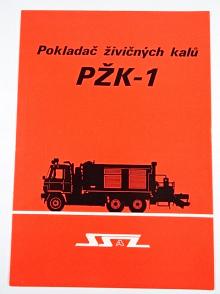 Tatra 815 - pokladač živičných kalů PŽK-1 - prospekt - SSAZ Nová Paka
