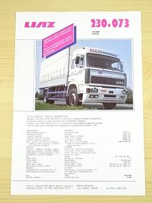 Liaz 230.073 - valník - prospekt