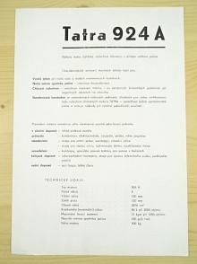 Tatra 924 A - 1962 - prospekt