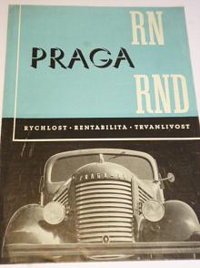 Praga RN RND - rychlost, rentabilita, trvanlivost - prospekt - 1945