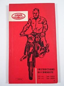 JAWA 250/559/04, 350/360/00 - 1974 - instructions de conduite
