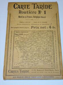 Carte Taride No 1 Nord de la France, Belgique - automapa