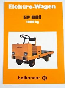 Balkancar - Elektro-Wagen EP 001 - 1000 kg - prospekt