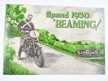 Sunbeam - Spend 1930 Beaming! - prospekt - REPRINT