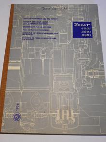 Zetor 4901, 5901, 6901- katalog náhradních dílů pro motory - 1978