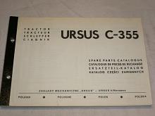 Ursus C-355 spare parts catalogue - 1974