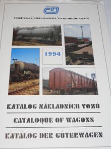 České dráhy - katalog nákladních vozů - prospekty - 1994