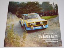 Mistrovství Evropy XIV. Barum Rallye - 29. - 30. 6. 1984 -  Gottwaldov - program + startovní listina