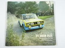 Mistrovství Evropy XIV. Barum Rallye - 29. - 30. 6. 1984 -  Gottwaldov - program