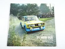 Mistrovství Evropy XIV. Barum Rallye - 29. - 30. 6. 1984 -  Gottwaldov - program + startovní listina