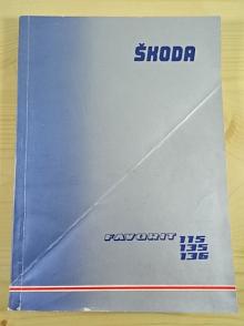 Škoda Favorit 115, 135, 136 L - dílenská příručka - 1989