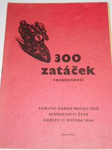 300 zatáček Podkrkonoší - Hořice - 1964 - program