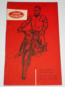 JAWA 250/559/02, 350/354/06 - 1963 - Instrucoes de servico