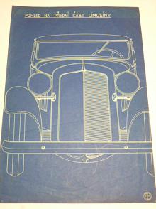 Přední část limusiny, chassis, cabriolet... výkresy - 1939