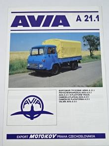 AVIA A 21.1  - valník - Motokov - prospekt