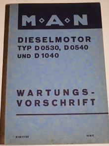 MAN - Dieselmotor typ D 0530, D 0640 und D 1040