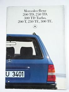 Mercedes - Benz 200 TD, 250 TD, 300 TD Turbo, 200 T, 230 TE, 300 TE - prospekt - 1985