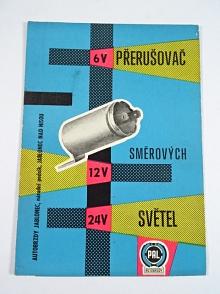 PAL - přerušovač směrových světel 6 V - 12 V - 24 V - prospekt - 1965