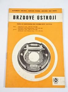 PAL autobrzdy - brzdové ústrojí zadní se samostavem - Škoda - 1975
