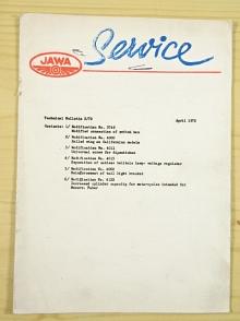JAWA Service - Technical Bulletin 2/72