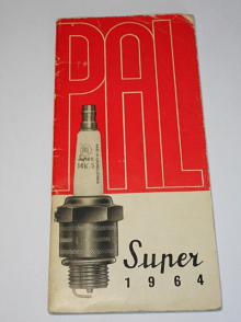 PAL Super 1964 - zapalovací svíčky - osazovací tabulky - Motokov