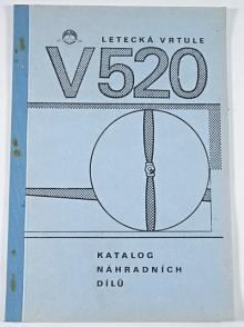 Avia - Letecká vrtule V 520 - katalog náhradních dílů - 1972