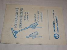 Hydraulické servořízení 712 HRSA - 350, 712 HRNA - 350 - návod k obsluze a údržbě - Technometra