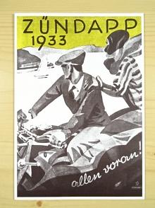 Zündapp 1933 - prospekt - REPRINT