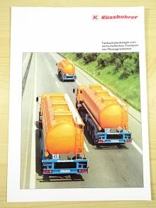 Kässbohrer - Tanksattelanhänger zum wirtschaftlichen Transport von Flüssigprodukten - prospekt - 1987