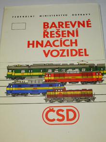 Barevné řešení hnacích vozidel ČSD - Federální ministerstvo dopravy - 1988