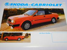 Škoda - Cabriolet auf Skoda Rapid 130/135/136 G - prospekt