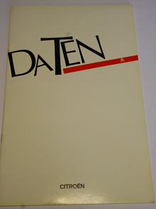 Citroën - Daten - 1991 - prospekt