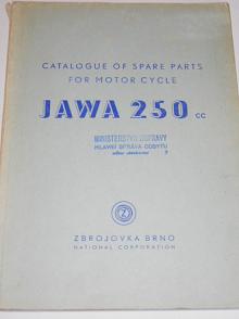 JAWA 250 typ 11 - pérák tzv. Janeček - catalogue of spare parts for motorcycle - Zbrojovka Brno
