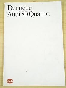 Audi 80 Quattro - prospekt - 1983